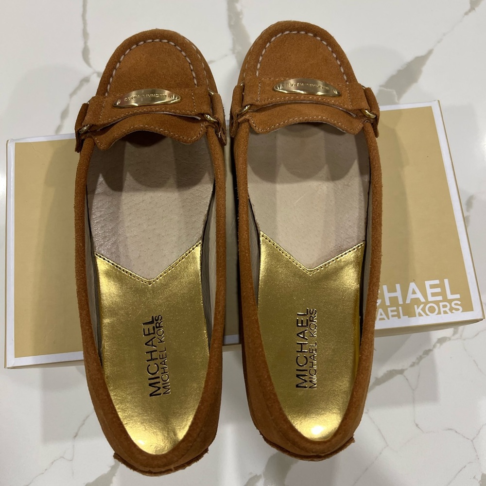 Michael Kors Women's Tan Loafers